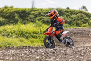 The new KTM SX-E 2 is aimed at getting little kids out on two wheels. Photo: KTM