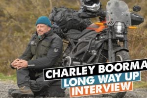 Baldy Interviews Charley Boorman on “Long Way Up” & Electric Motorcycles