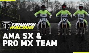 Triumph Announces AMA Supercross, Motocross Team For US