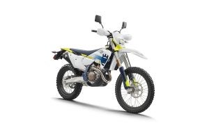 2024 Husqvarna 501S. This is the top-of-the-line street-legal enduro that Husky sells, and it gets new electronics and a chassis update for this season. Photo: Husqvarna