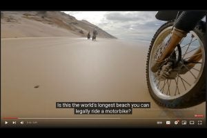 Video: World’s Longest Legal Beach Ride?