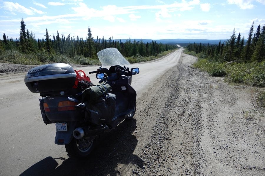 Is it an adventure, if you're not on an ADV bike? Sure, says Nick; the adventure is all in your head anyway. Photo: Nick Adams